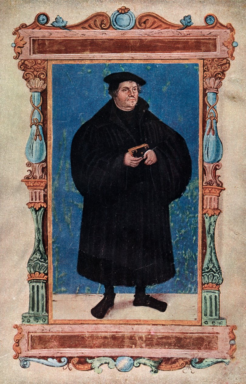 Martin Luther, German Theologian and Augustinian Monk by Unbekannt