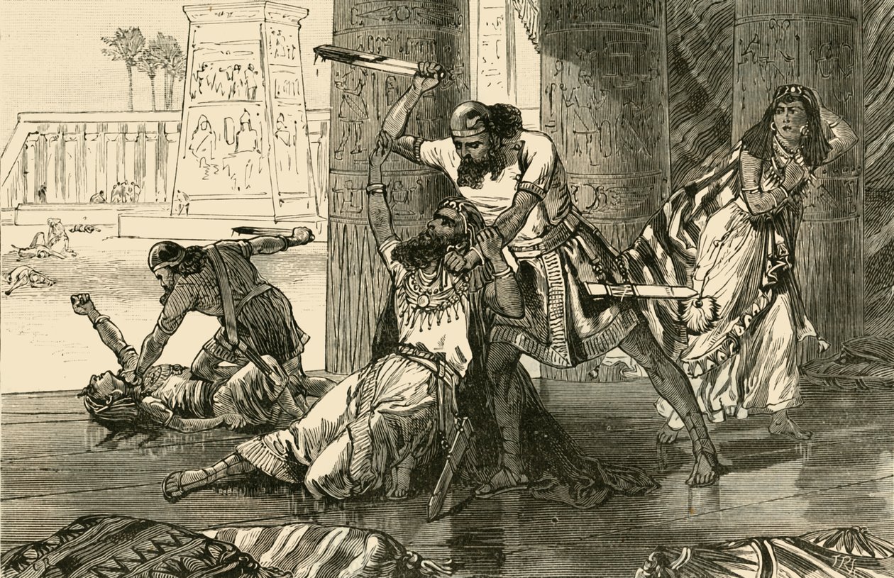 Massacre of the Hivites by Simeon and Levi by Unbekannt