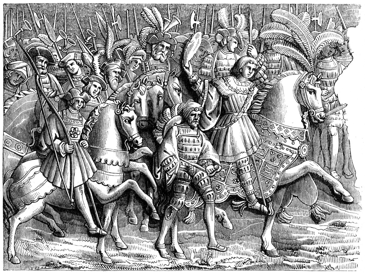 Meeting at the Field of the Cloth of Gold, c16th Century by Unbekannt