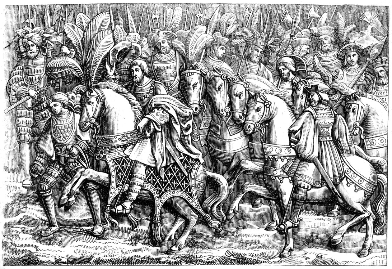 Meeting at the Field of the Cloth of Gold, c16th century by Unbekannt