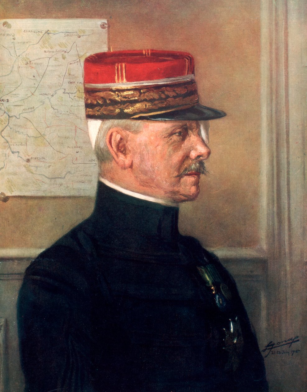 Michel-Joseph Maunoury, French First World War General by Unbekannt
