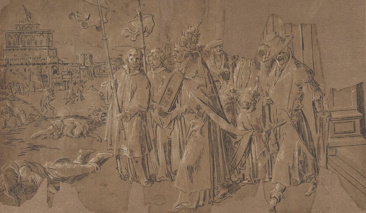 Miracle of Saint Gregory by Unbekannt