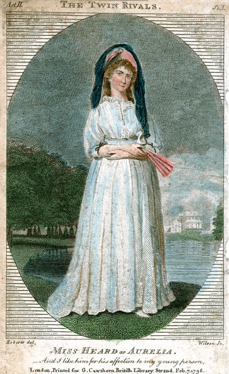 Miss Heard as Aurelia by Unbekannt