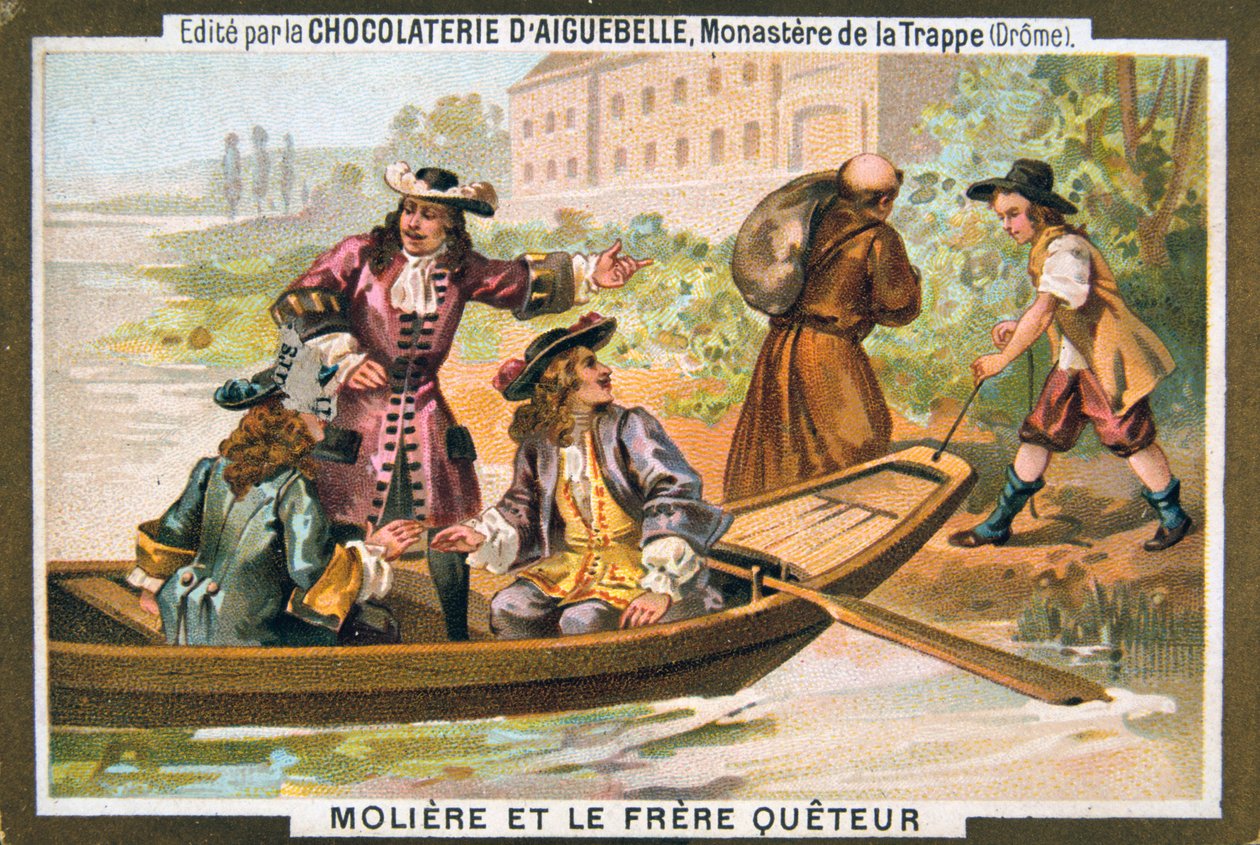 Moliere and the Mendicant Friar by Unbekannt
