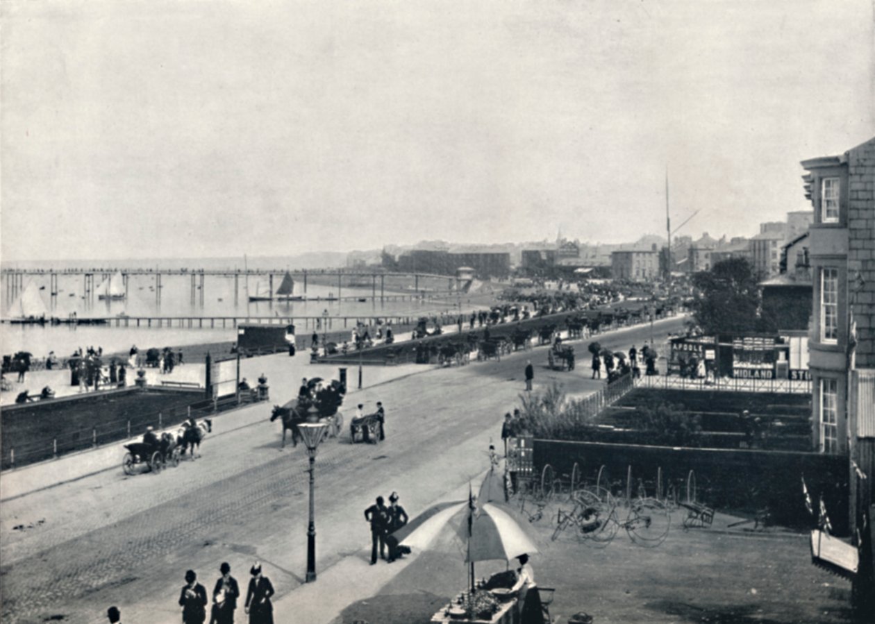 Morecambe - The Promenade, 1895 by Unbekannt