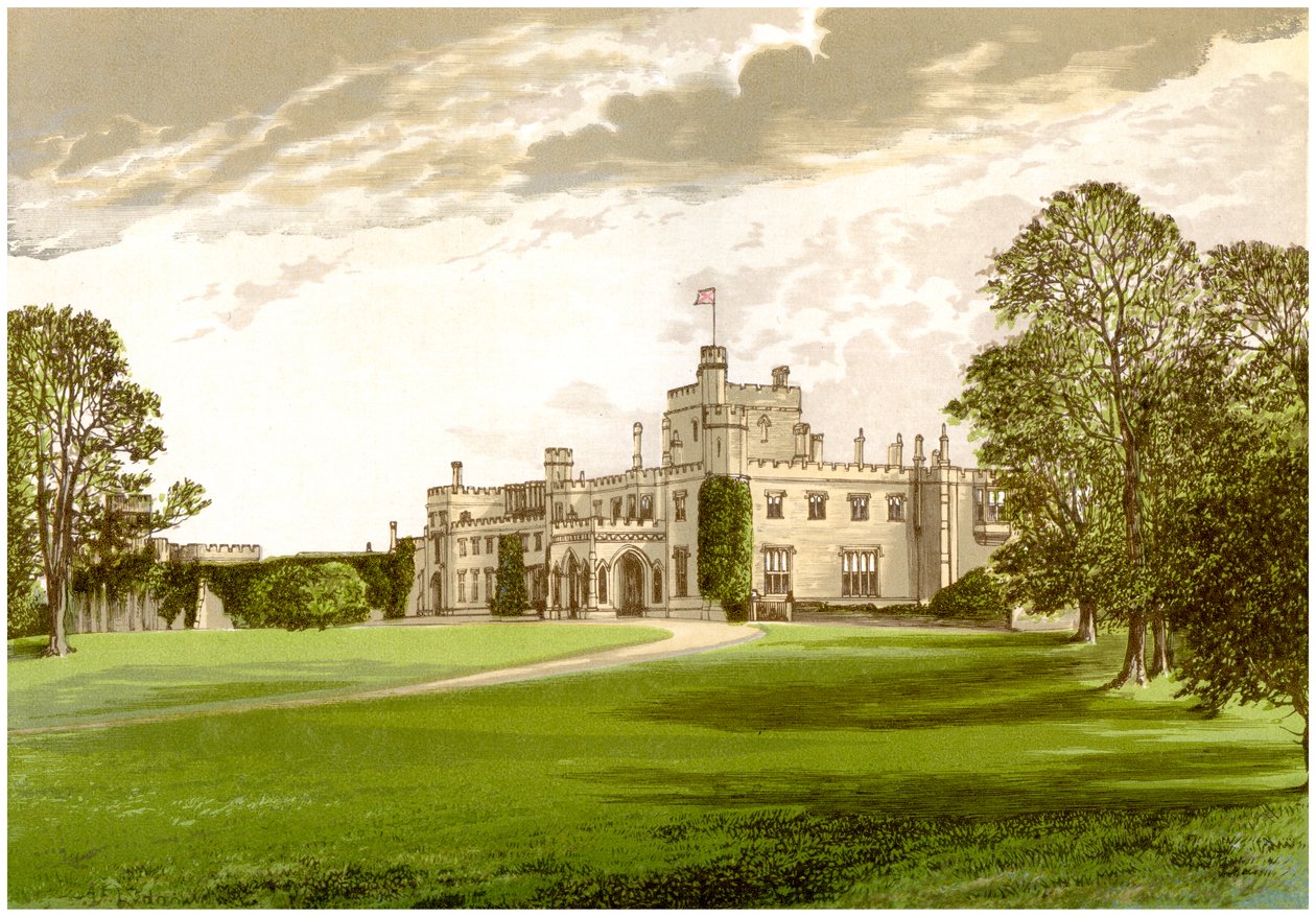 Moreton Hall, Cheshire, home of the Ackers family, c. 1880 by Unbekannt