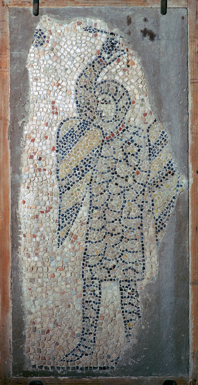 Mosaic of a Crusader from the Fourth Crusade by Unbekannt