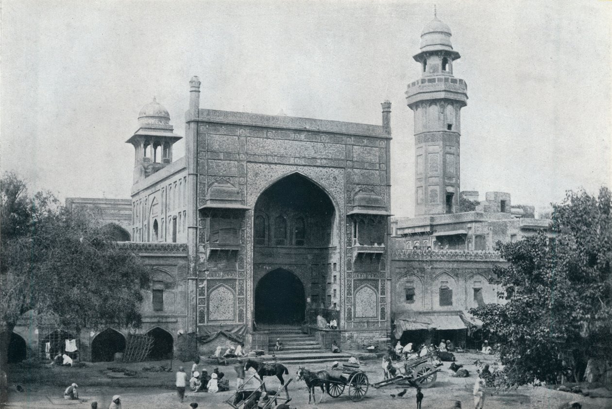 Mosque of Wazir Khan, Lahore, c1942 by Unbekannt