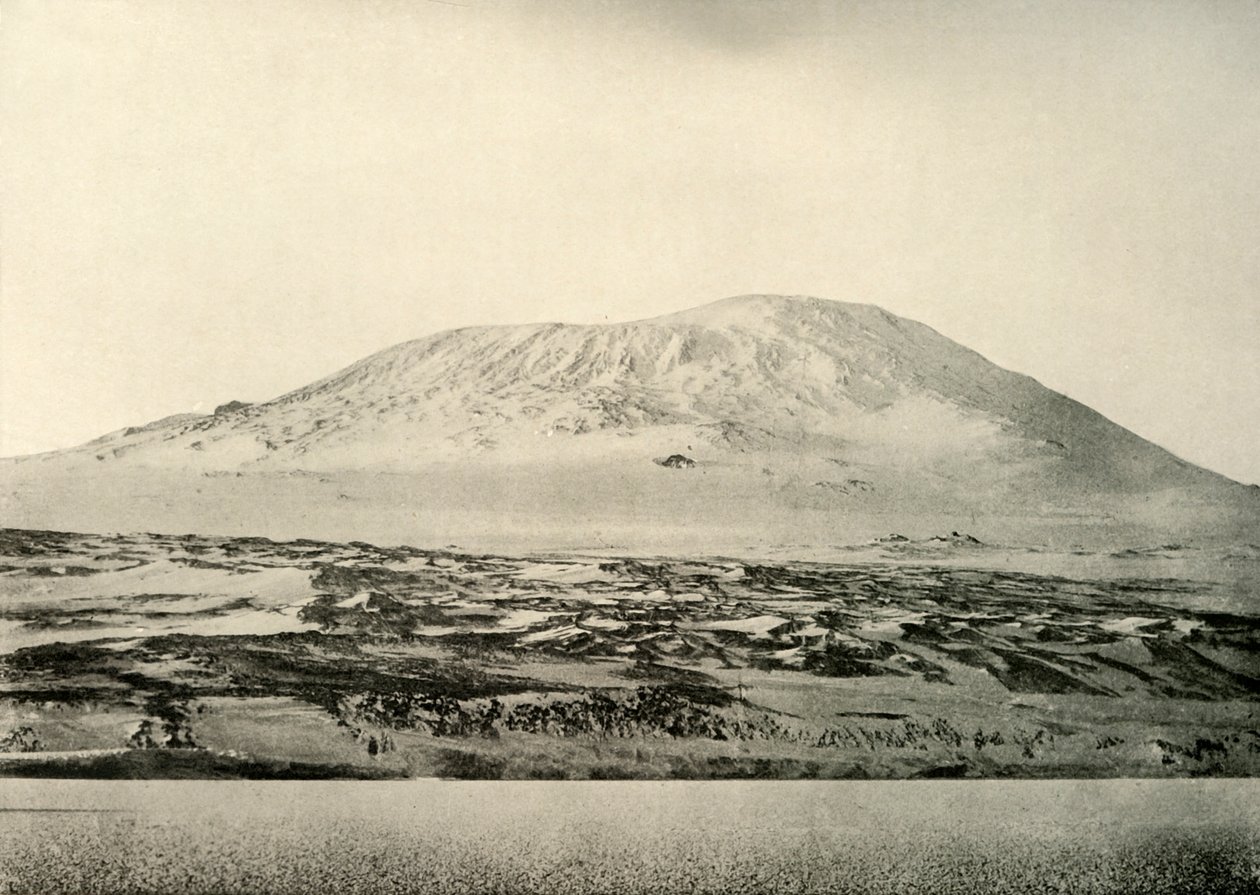 Mount Erebus...The Old Crater on the Left by Unbekannt