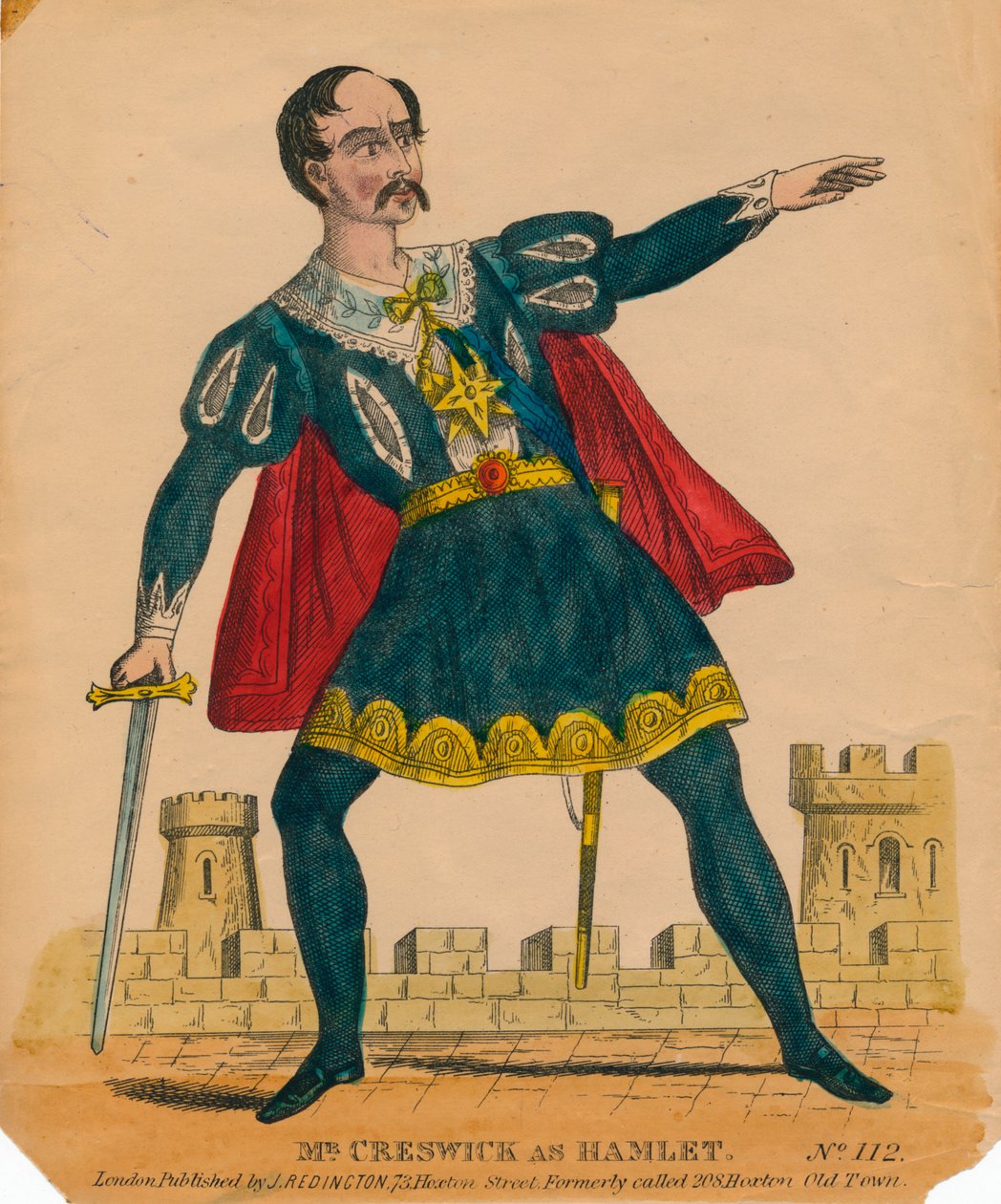 Mr. Creswick as Hamlet by Unbekannt