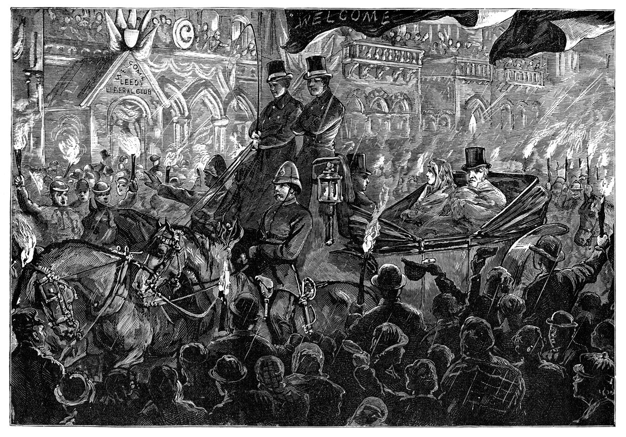 Mr Gladstone at Leeds by Unbekannt