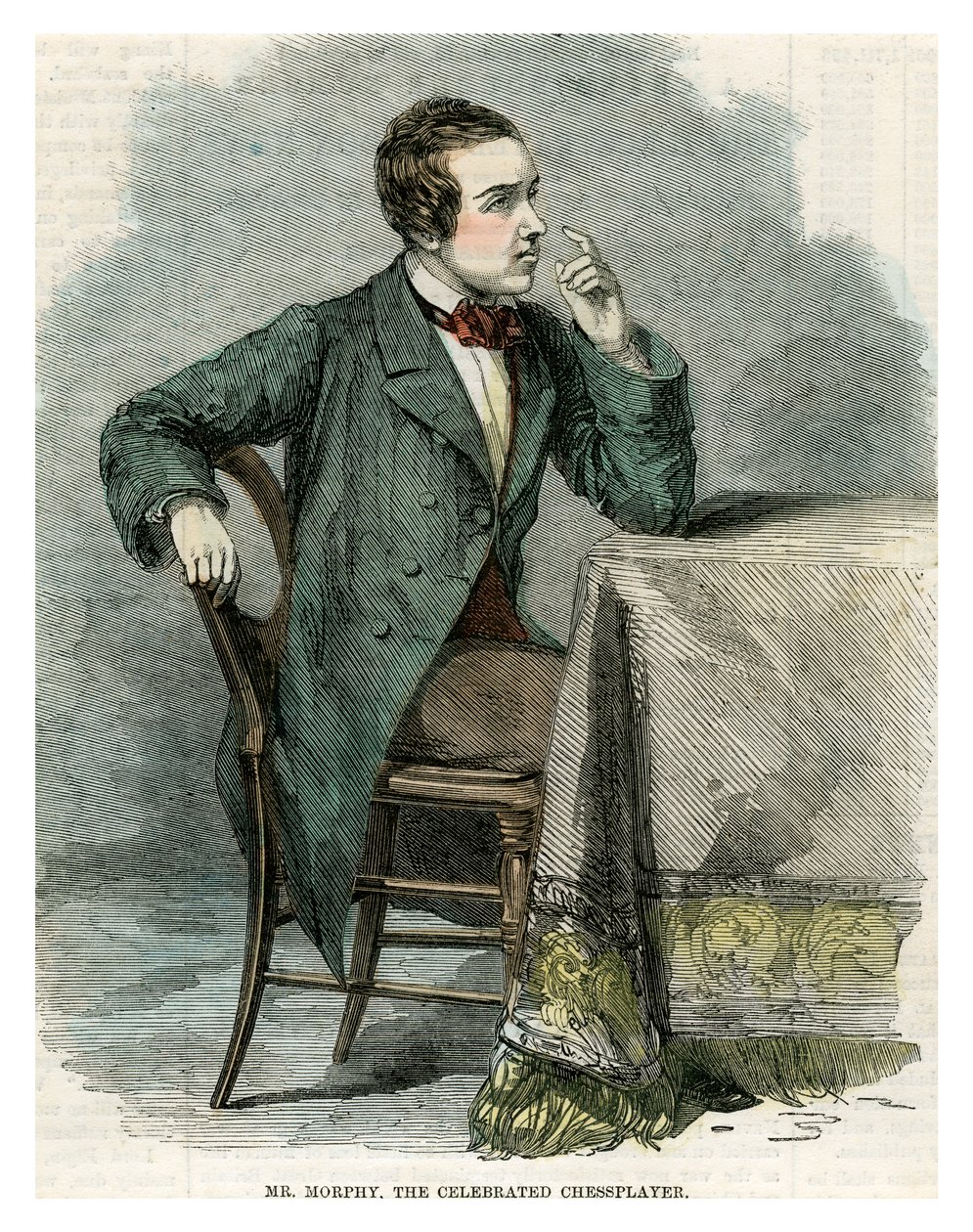 Mr Morphy, the Celebrated Chessplayer by Unbekannt