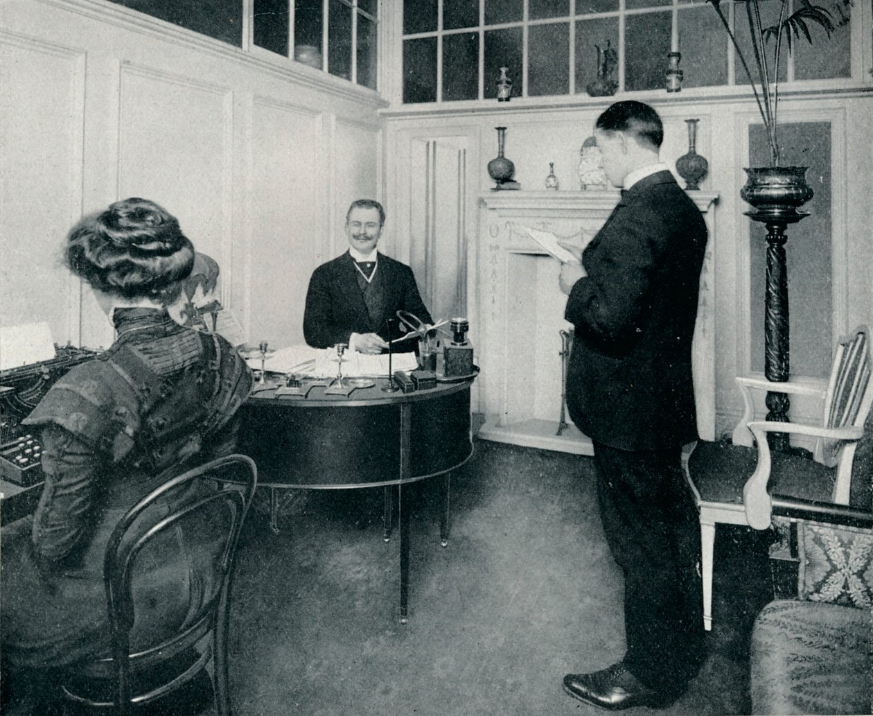 Mr Sandow Attending to His Day