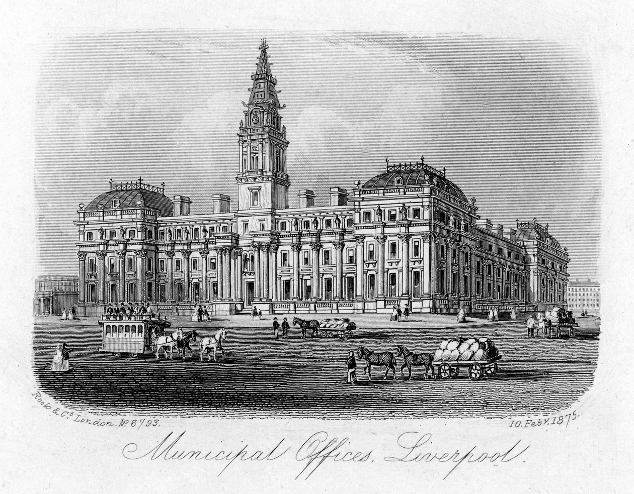 Municipal Offices, Liverpool by Unbekannt