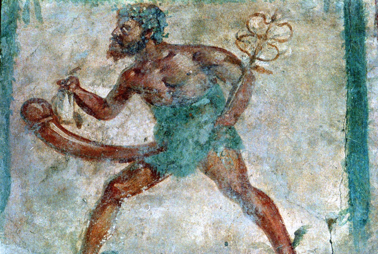 Mural of Mercury, Pompeii, Italy by Unbekannt