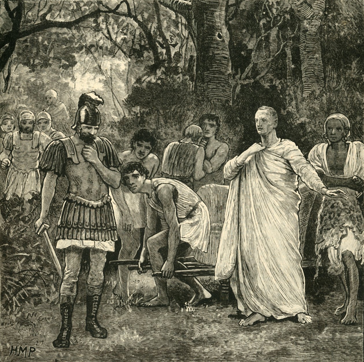 Murder of Cicero, 1890 by Unbekannt