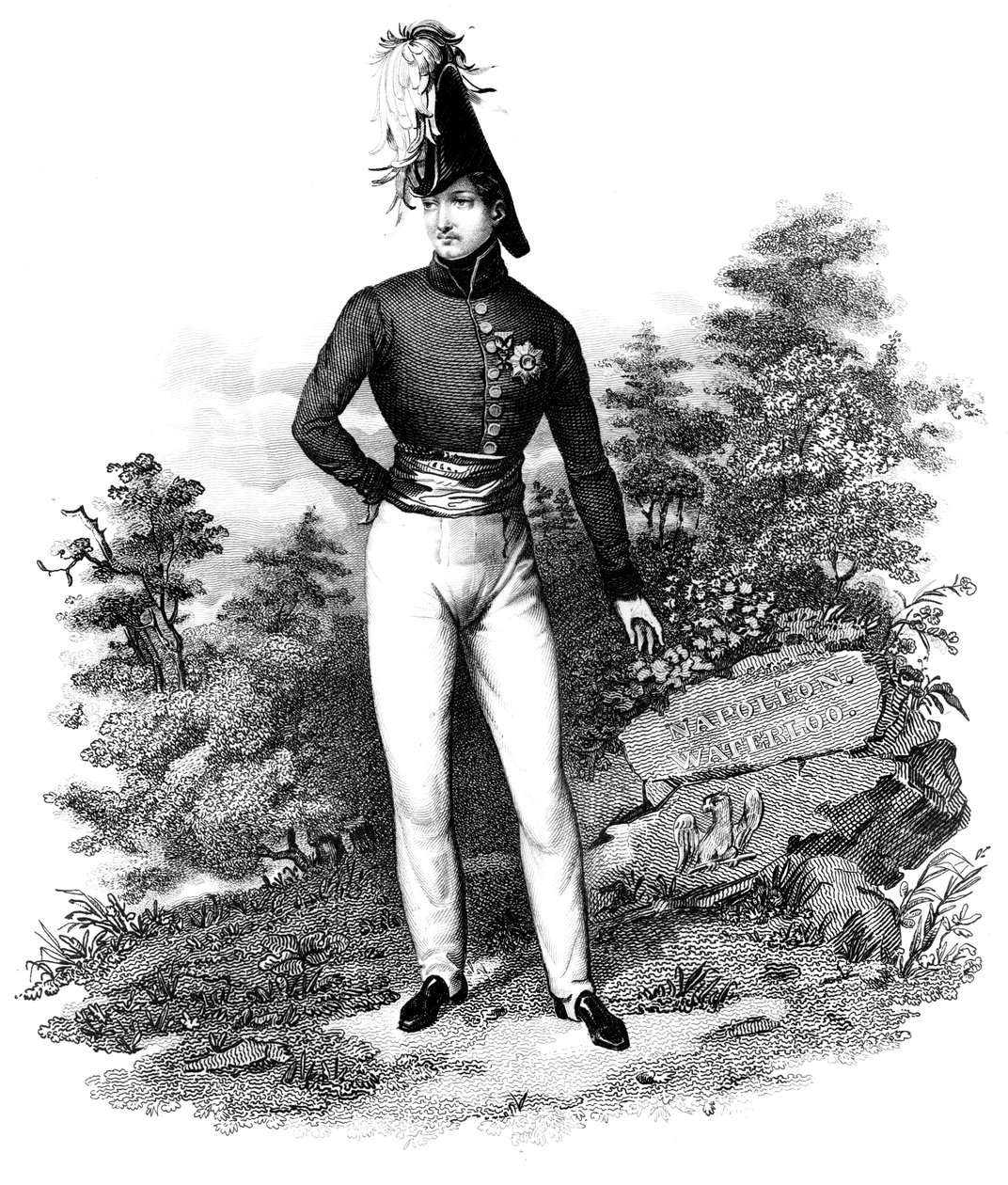Napoleon Bonaparte, French General and Emperor by Unbekannt