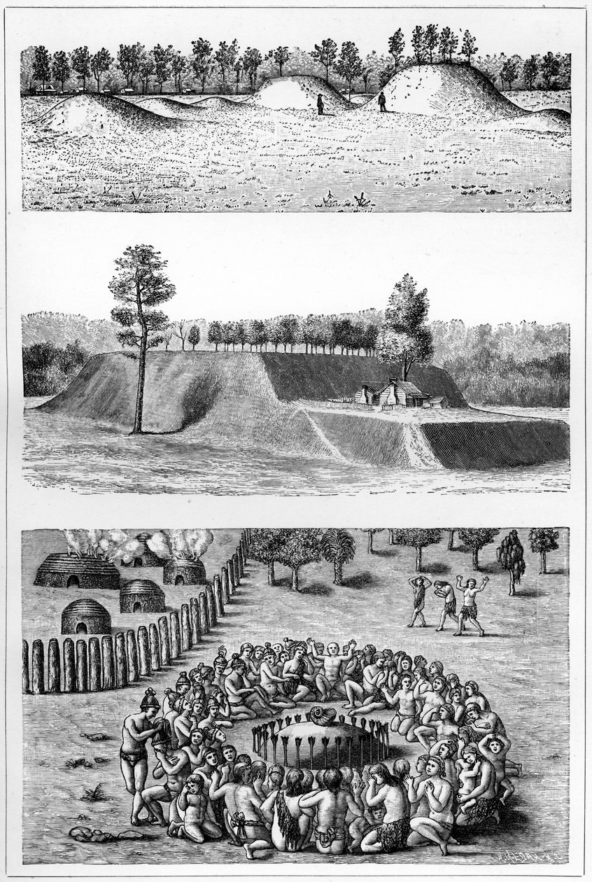 Native American Archaeological Sites, USA by Unbekannt