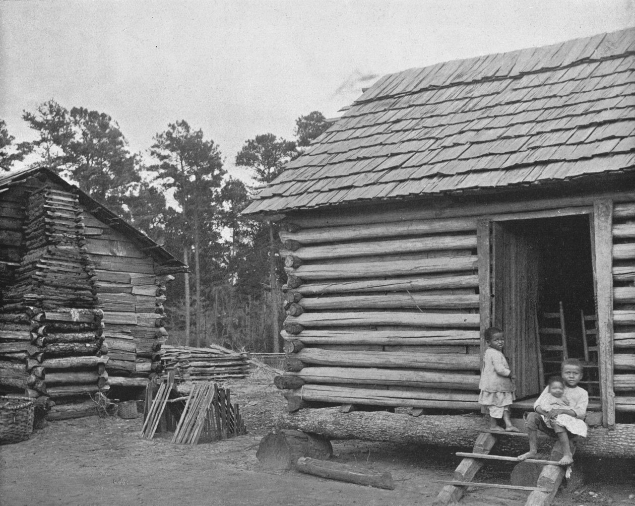 Negro Log Huts, Thomasville, Georgia, USA by Unbekannt