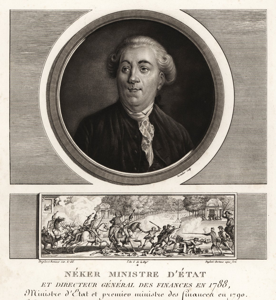 Jacques Necker, Minister of State and Director General of Finances by Unbekannt
