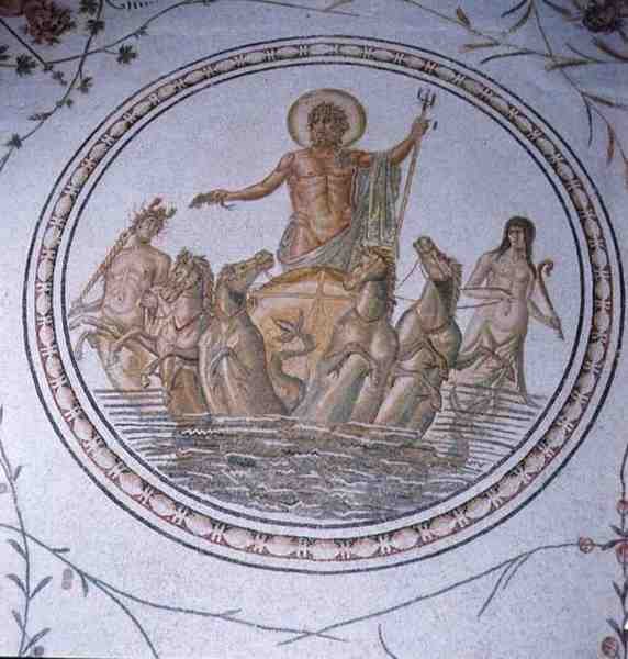 Neptune on His Chariot, with Hippocampi and Tritons by Unbekannt