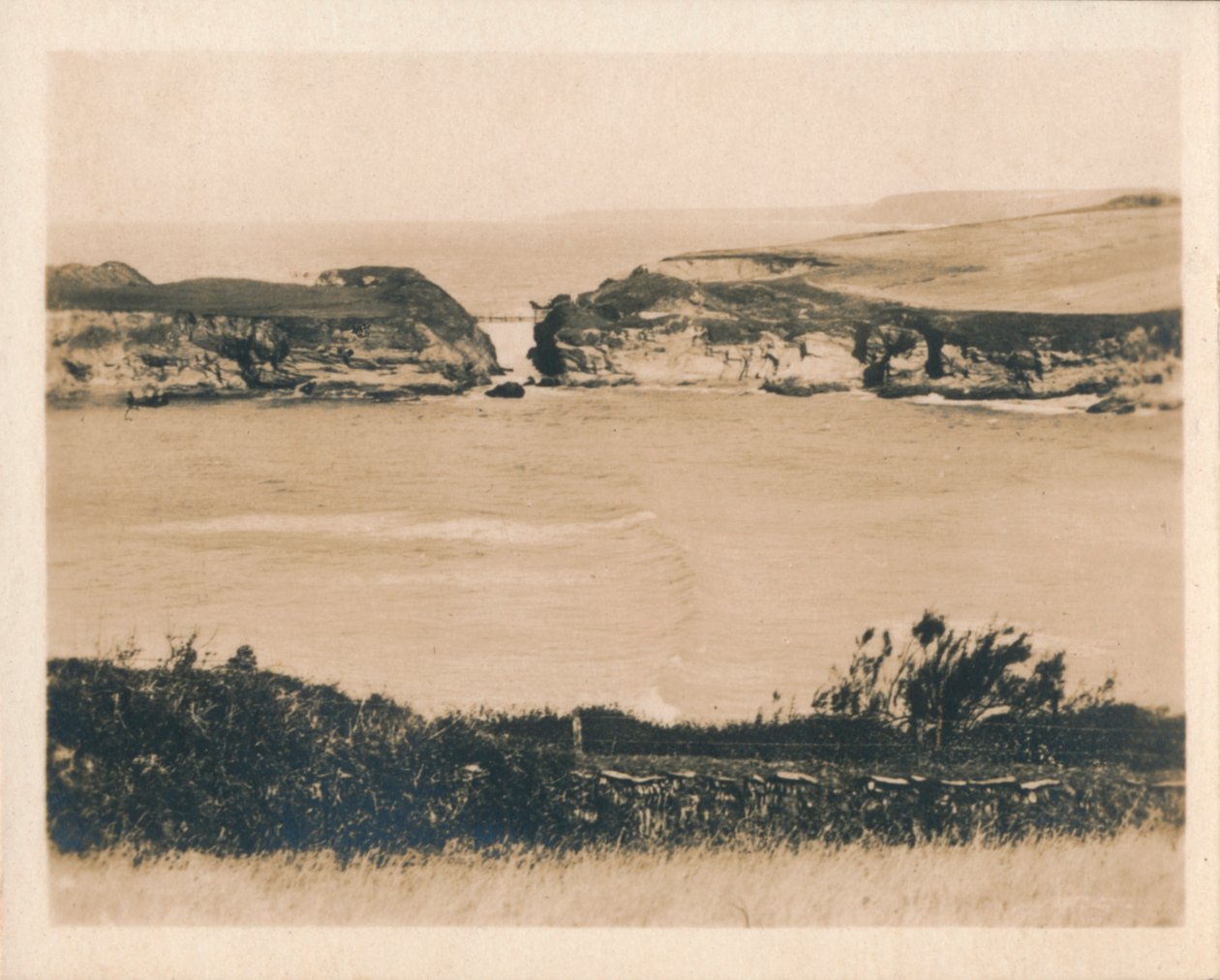 Newquay - Porth Bridge, 1927 by Unbekannt