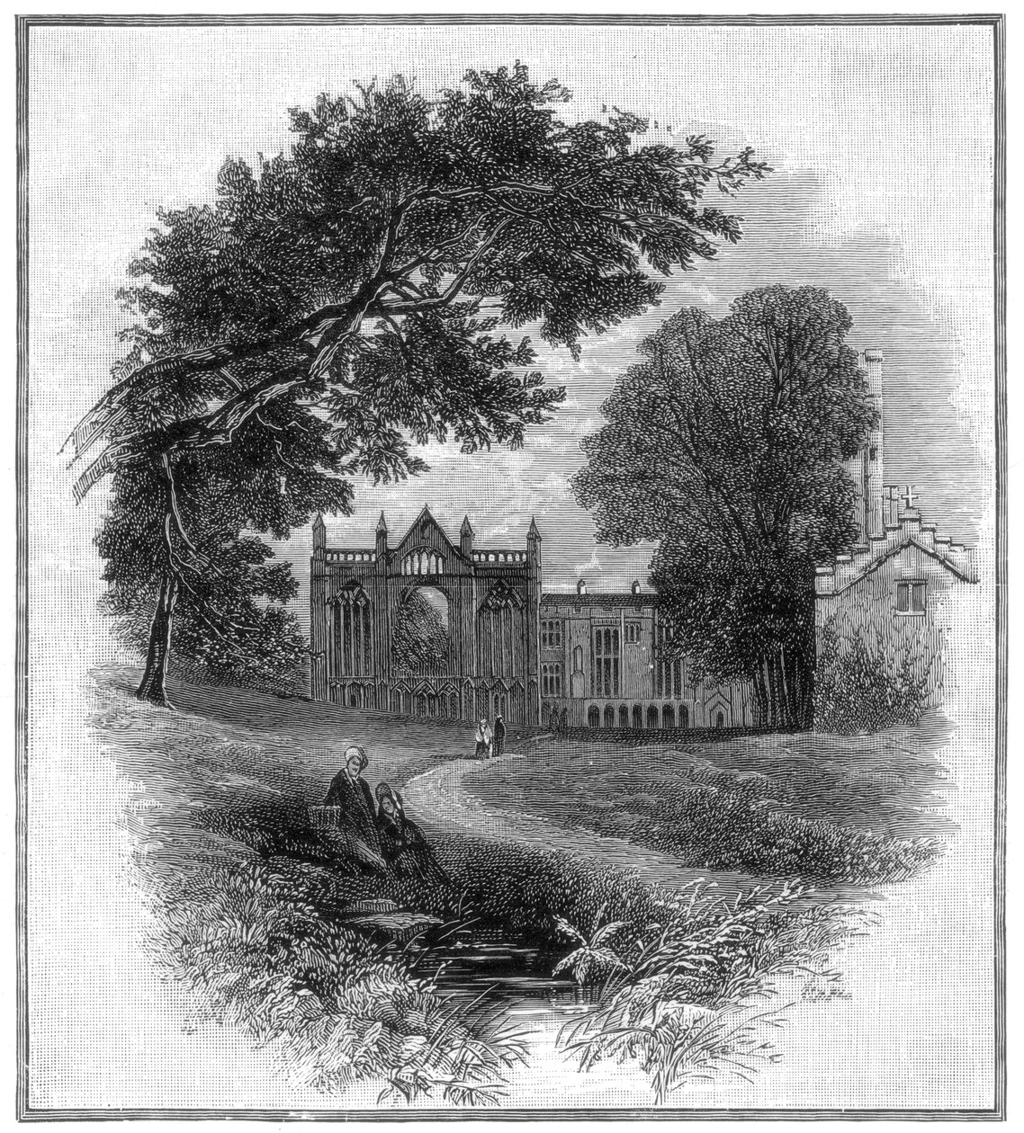 Newstead Abbey, the ancestral home of Lord Byron by Unbekannt