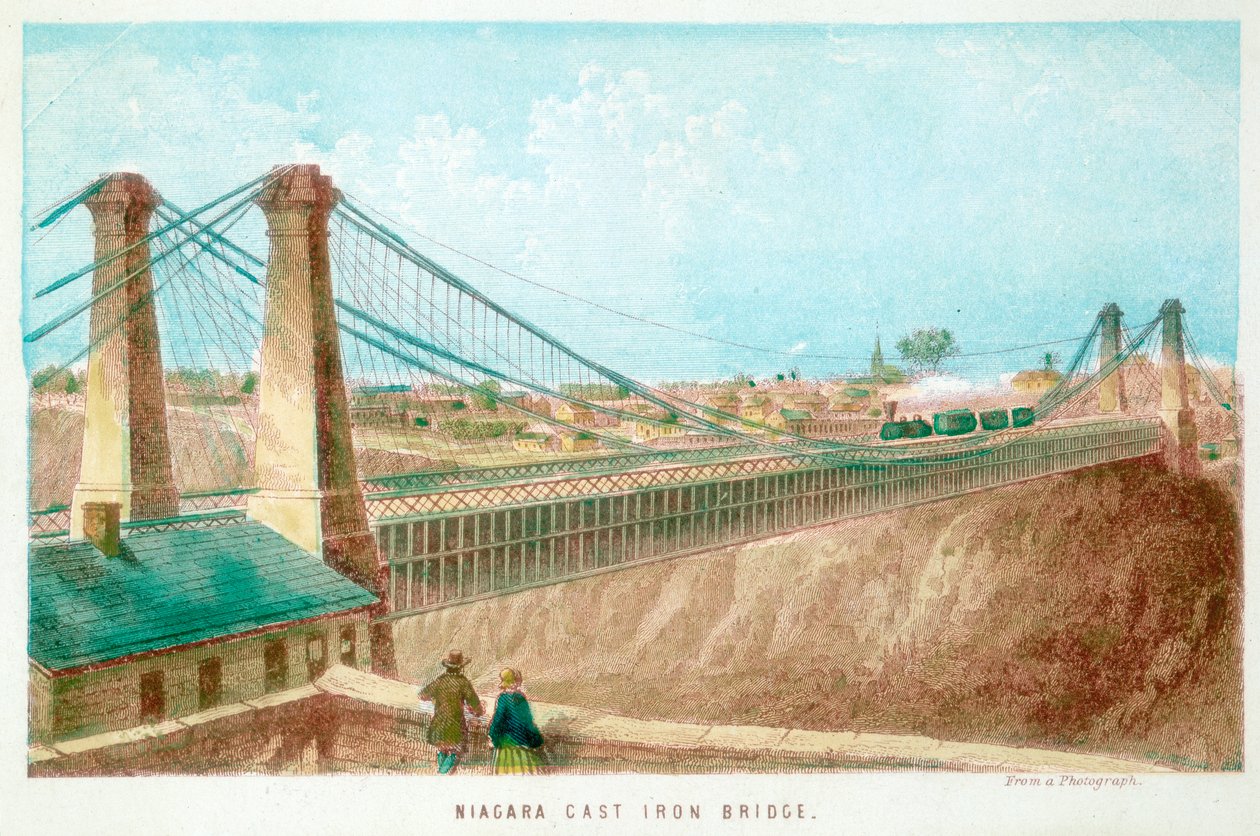 Niagara Cast Iron Bridge, New York, USA by Unbekannt