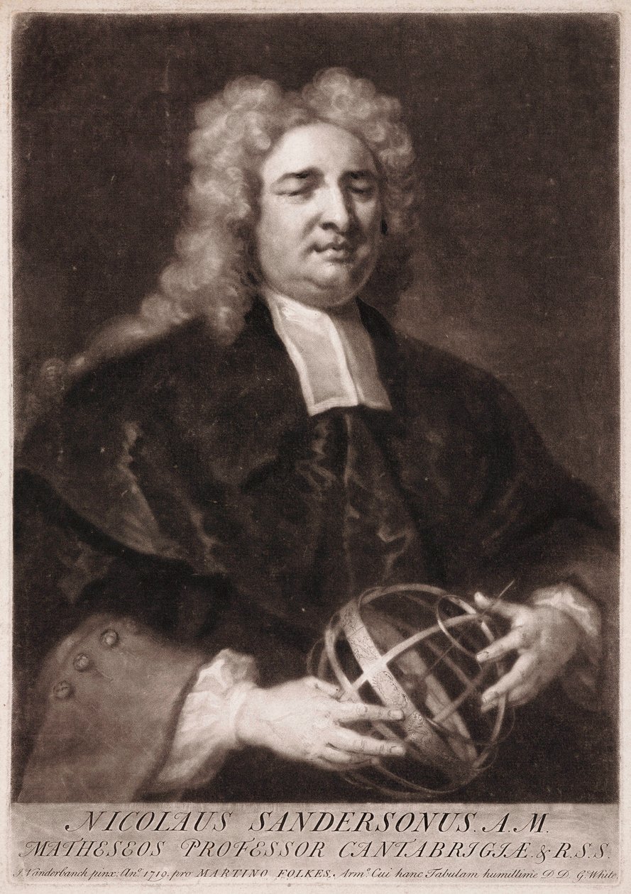 Nicholas Saunderson, English Mathematician by Unbekannt