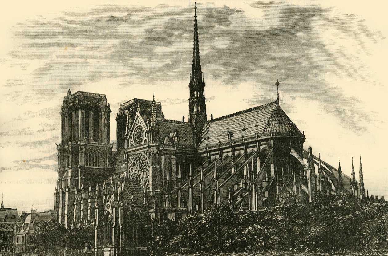 Notre Dame, 1890 by Unbekannt