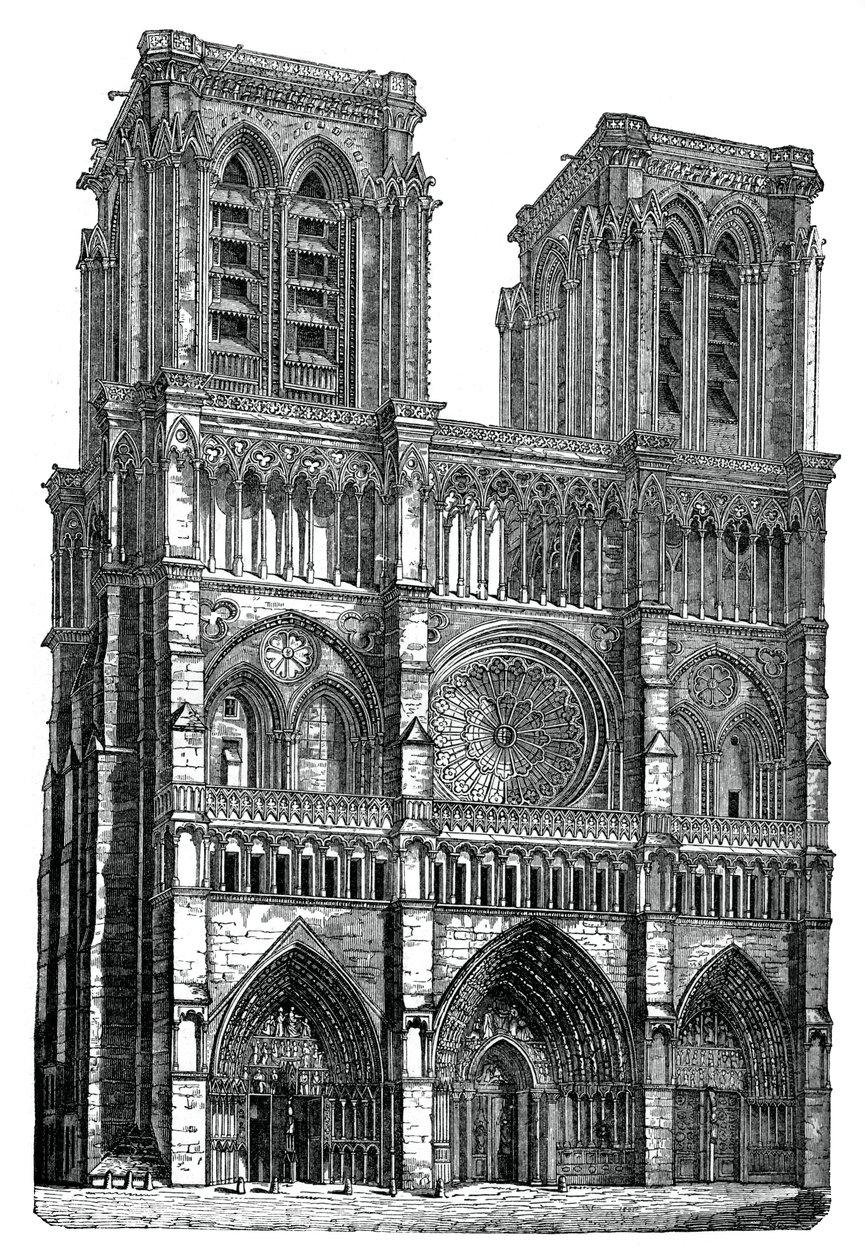 Notre Dame, Paris by Unbekannt
