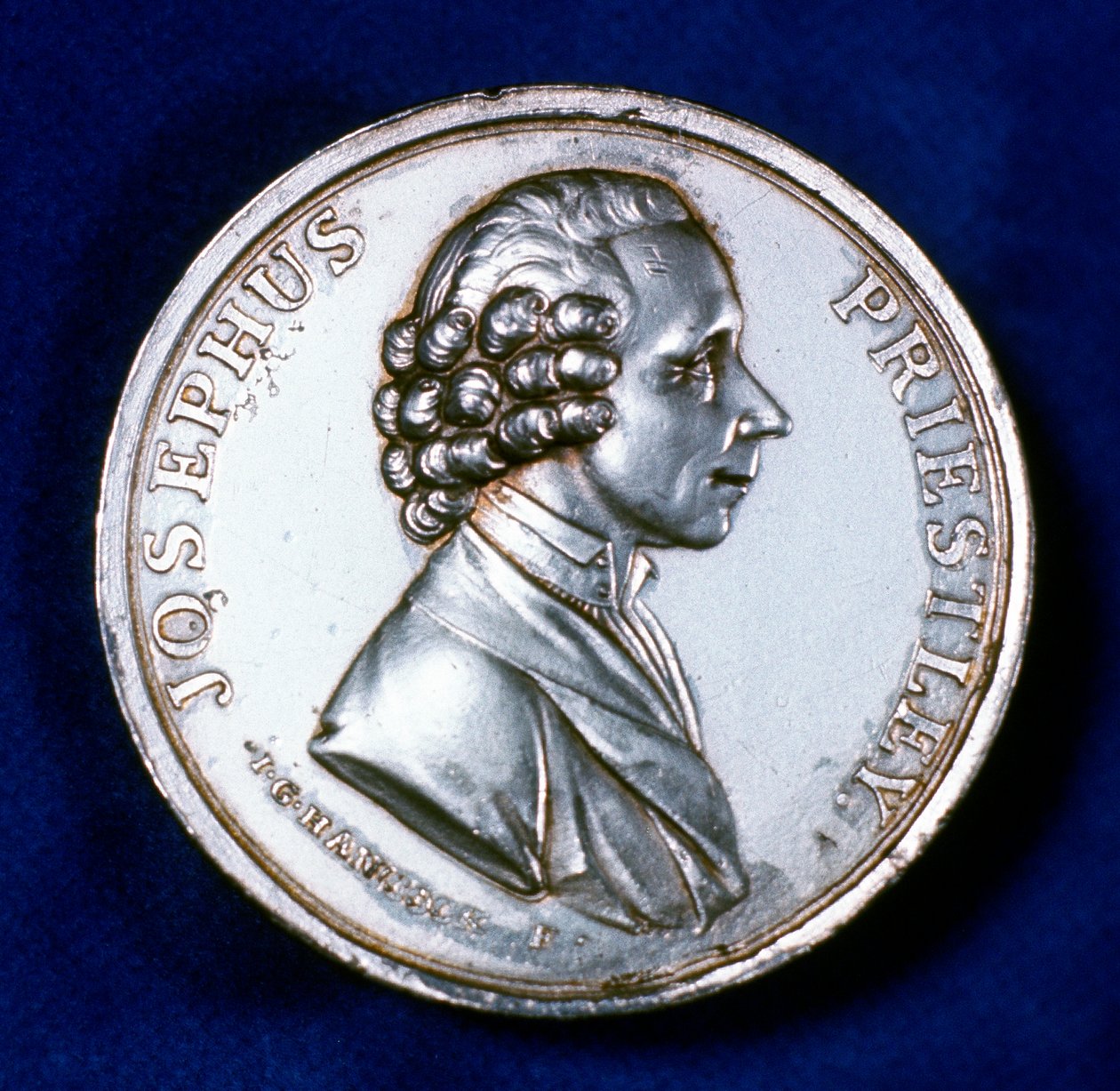 Obverse of Commemorative Medal for Joseph Priestley by Unbekannt