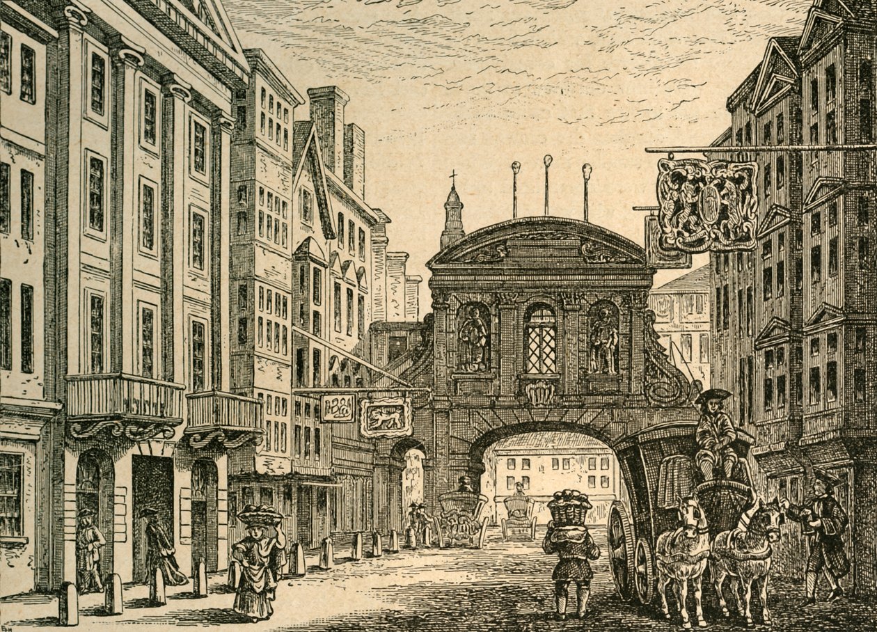 Old Temple Bar and the Devil Tavern, 1897 by Unbekannt