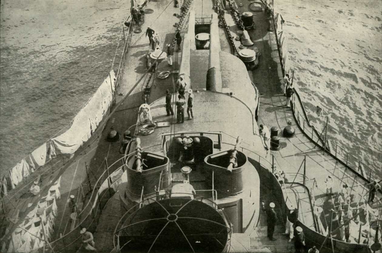 On Board A French Dreadnought by Unbekannt