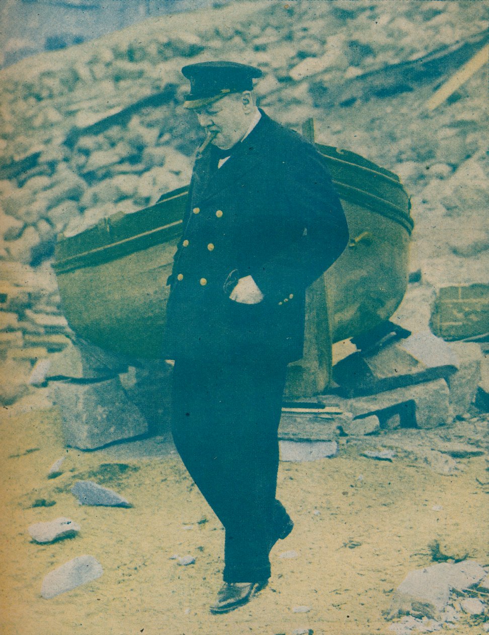 On His Way to North Africa for the Historic Three-Power Conference at Cairo by Unbekannt