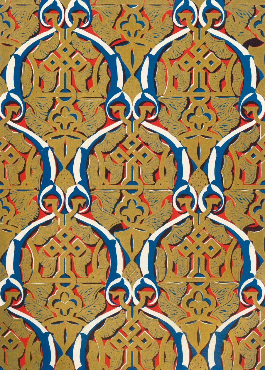 Ornaments in Panels, Court of the Mosque, 1907 by Unbekannt