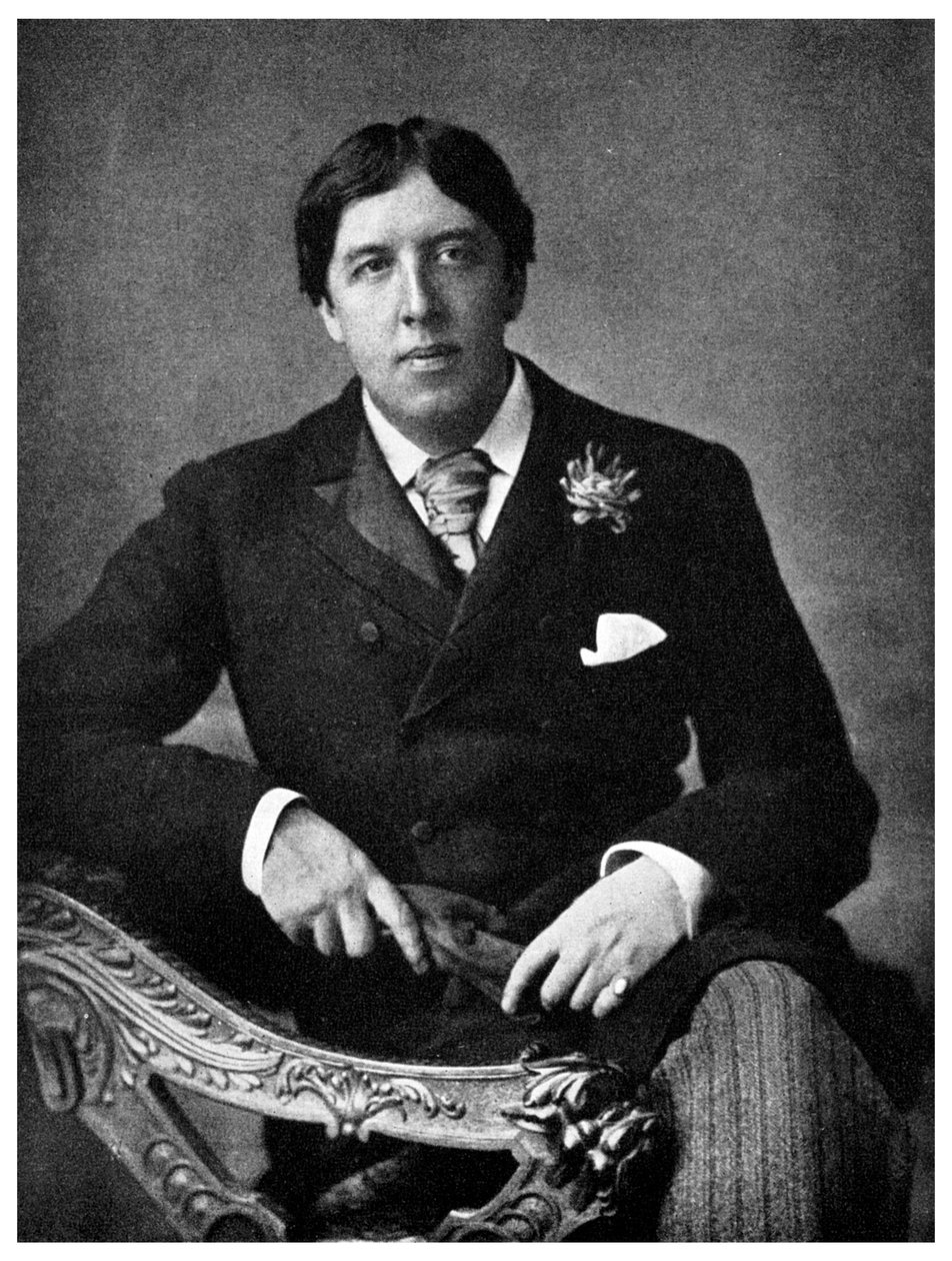 Oscar Wilde, Irish-born playwright and wit, c1891 by Unbekannt