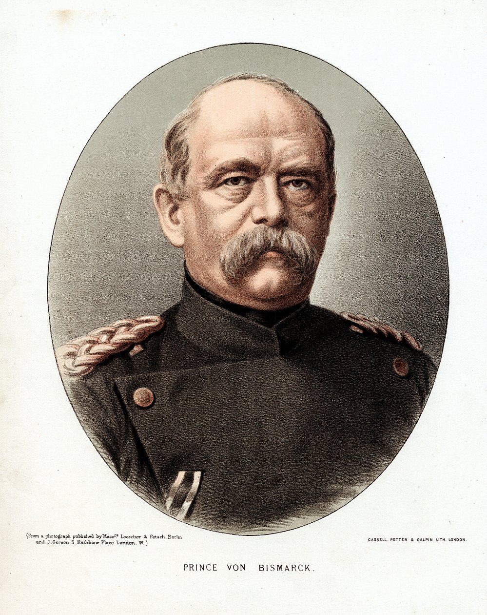 Otto von Bismarck, German Statesman, c1880 by Unbekannt