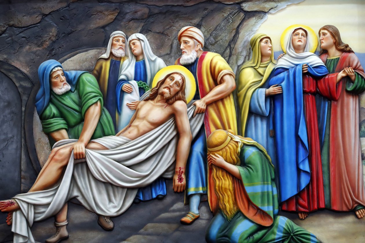 Way of the Cross, Station 14: Jesus is Placed in the Tomb, Our Lady of Fatima Church, Ho Chi Minh City, Vietnam by Unbekannt