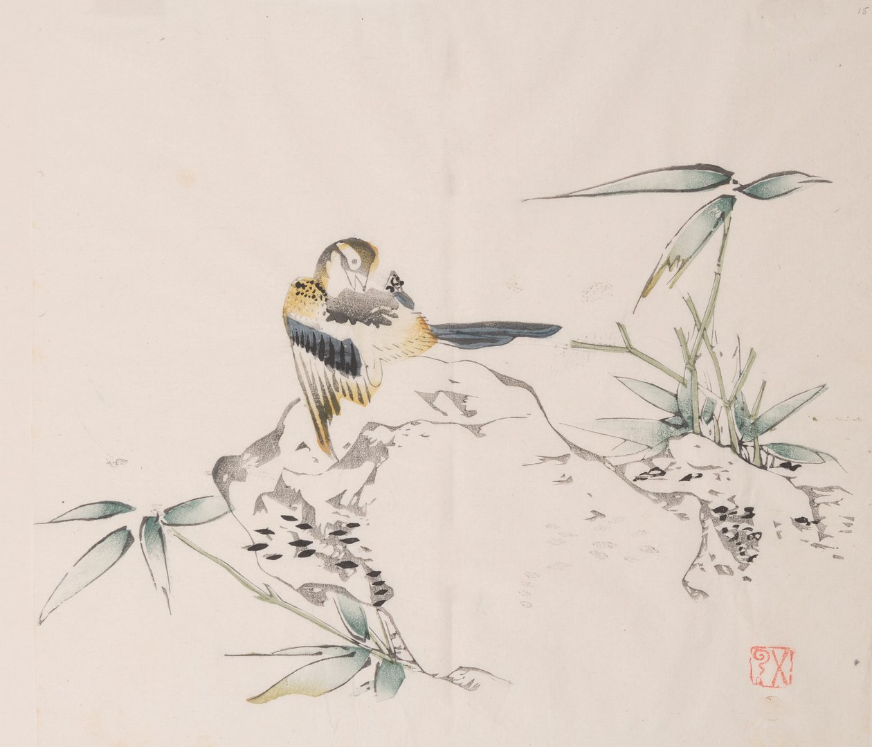 Page from Shi Zhu Zhai by Unbekannt