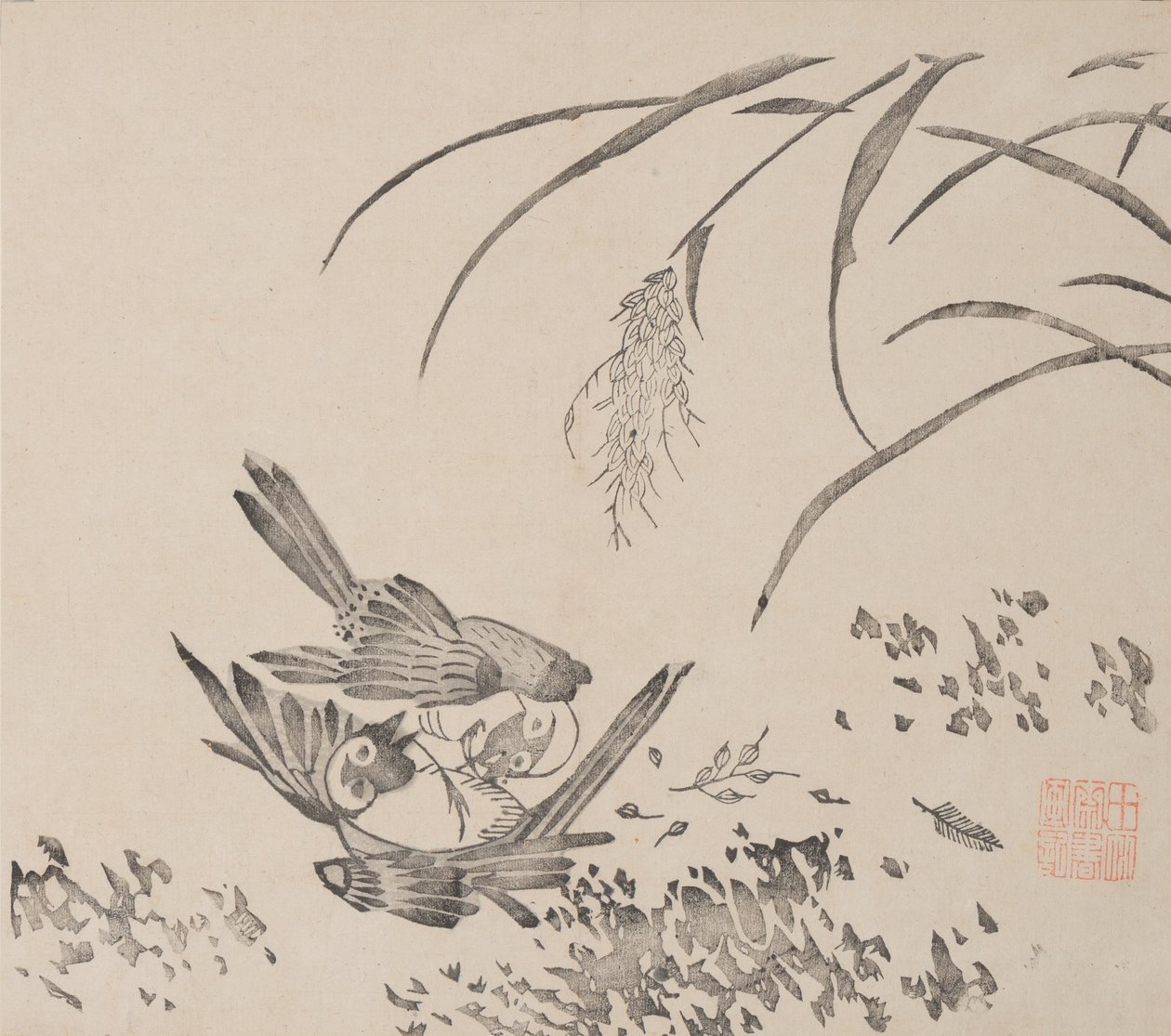 Page from Shi Zhu Zhai by Unbekannt