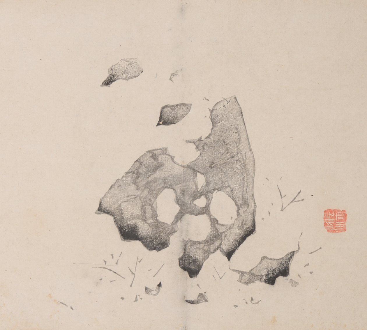 Page from Shi Zhu Zhai by Unbekannt