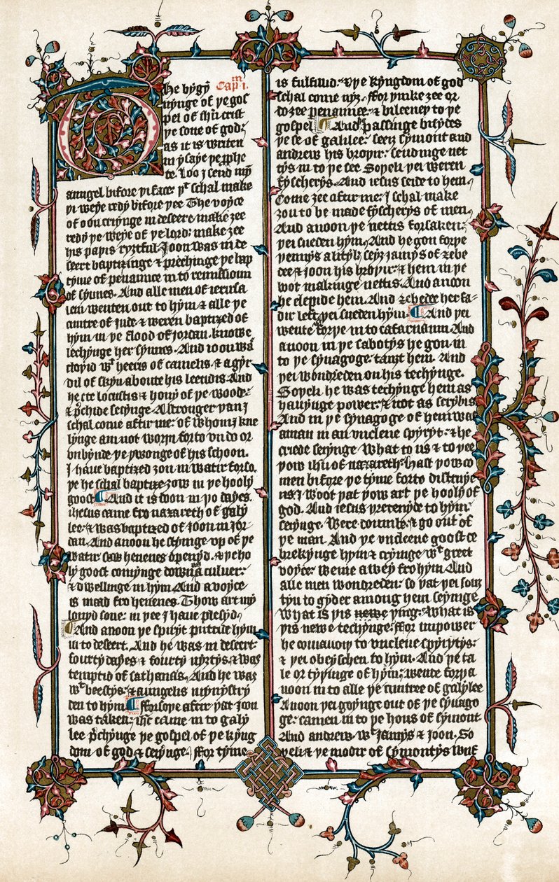 Page from Wycliffe