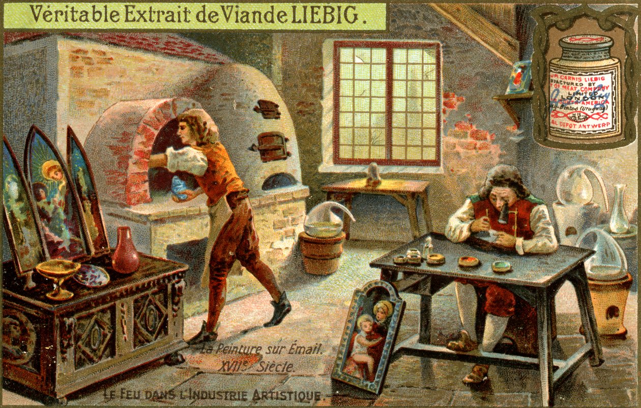 Painting with Enamels in the 17th Century by Unbekannt