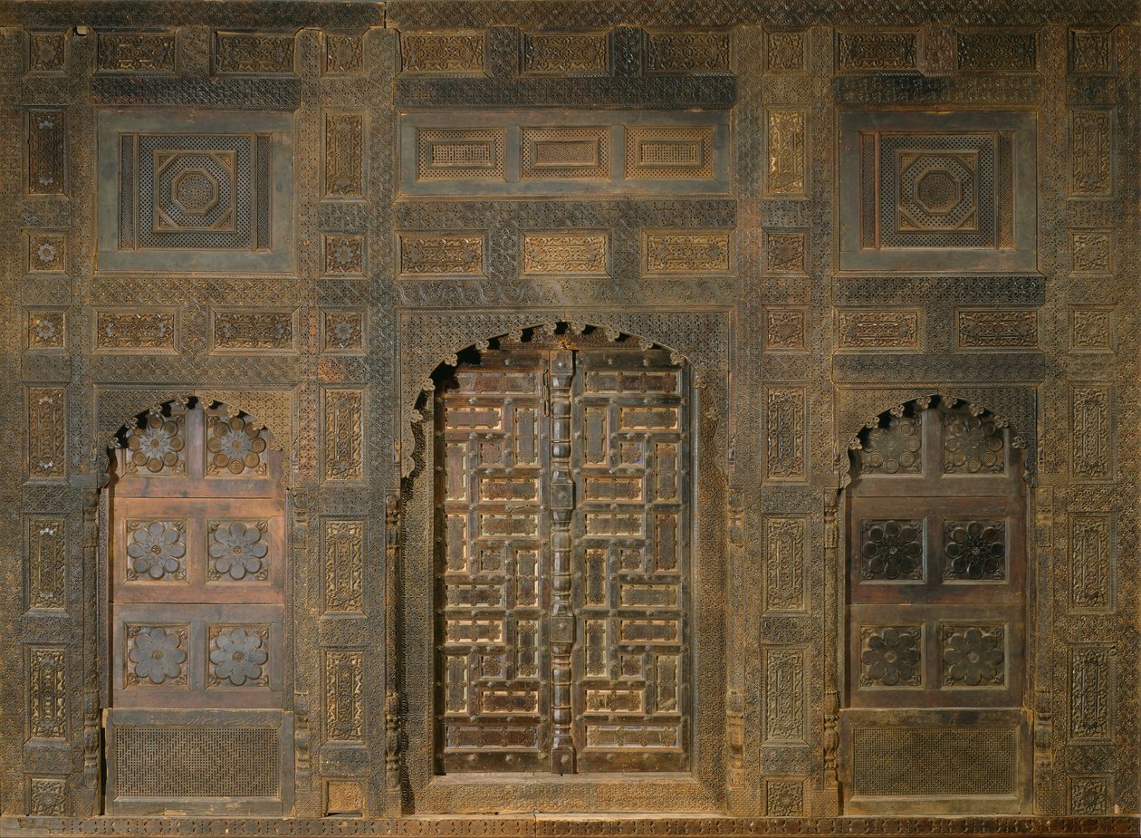 Palace Façade (Palace of Sayyed Akbar Shah, King of Swat 1835-57) by Unbekannt
