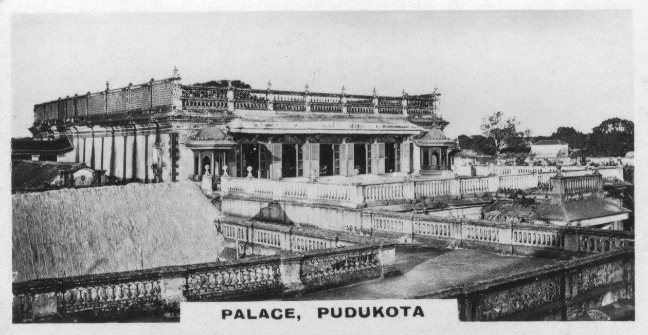 Palace, Pudukottai, Tamil Nadu, India by Unbekannt