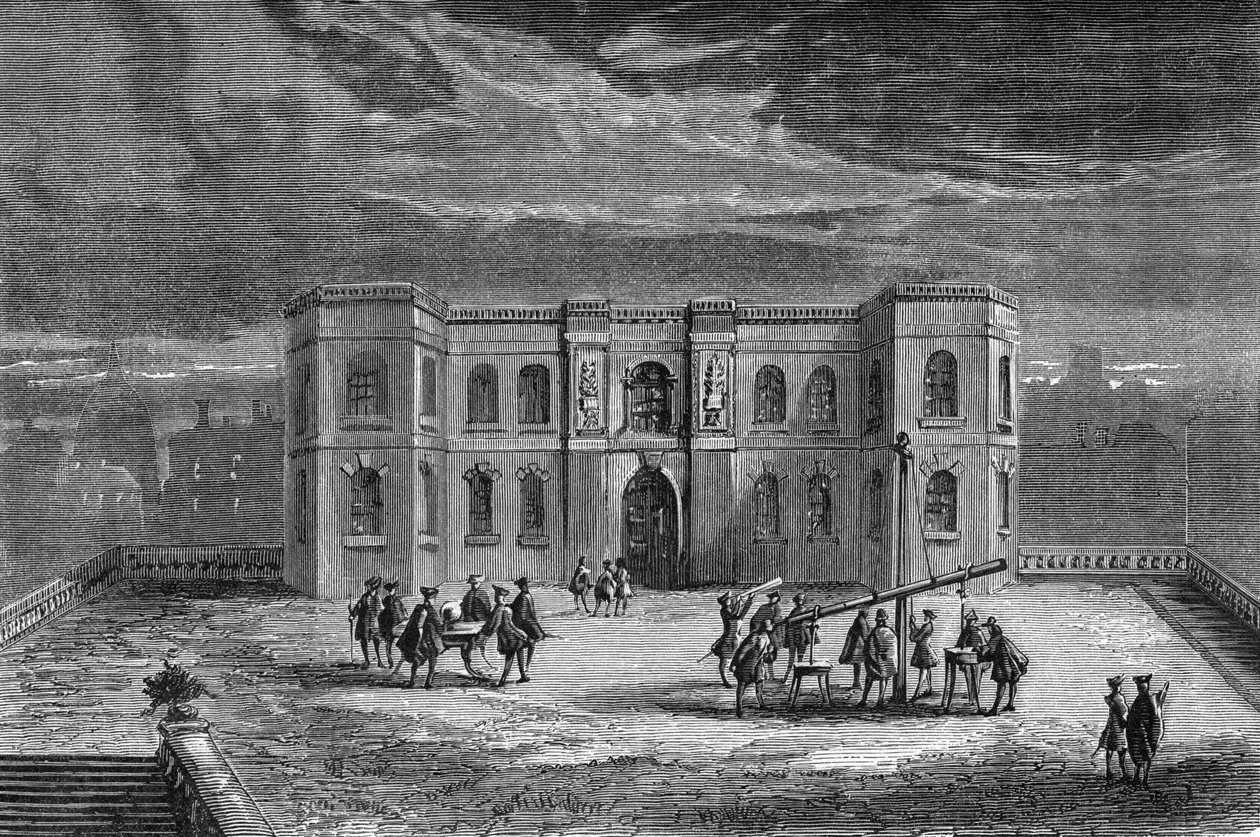 Paris Observatory in the time of Louis XIV by Unbekannt