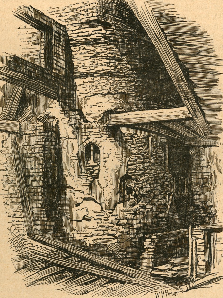 Part of Old London Wall near Falcon Square by Unbekannt