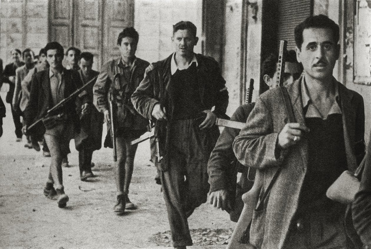 Partisans in Cesena, Emilia Romagna, Italy, October 1944 by Unbekannt