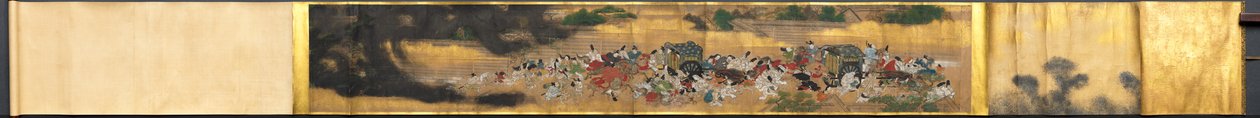 People Fleeing from a Fire by Unbekannt